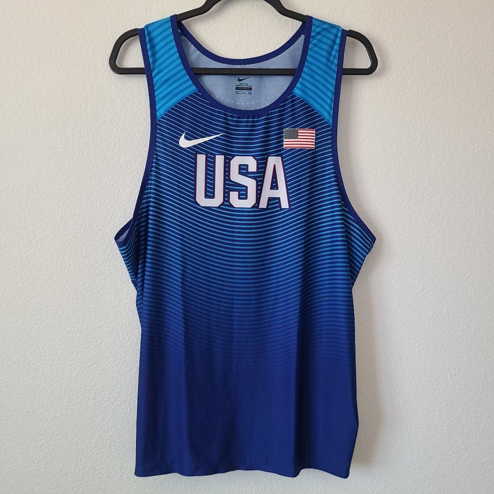 NEW Nike Womens 2016 Olympics USA Singlet Track & Field Top 898152-XXX Size XXL